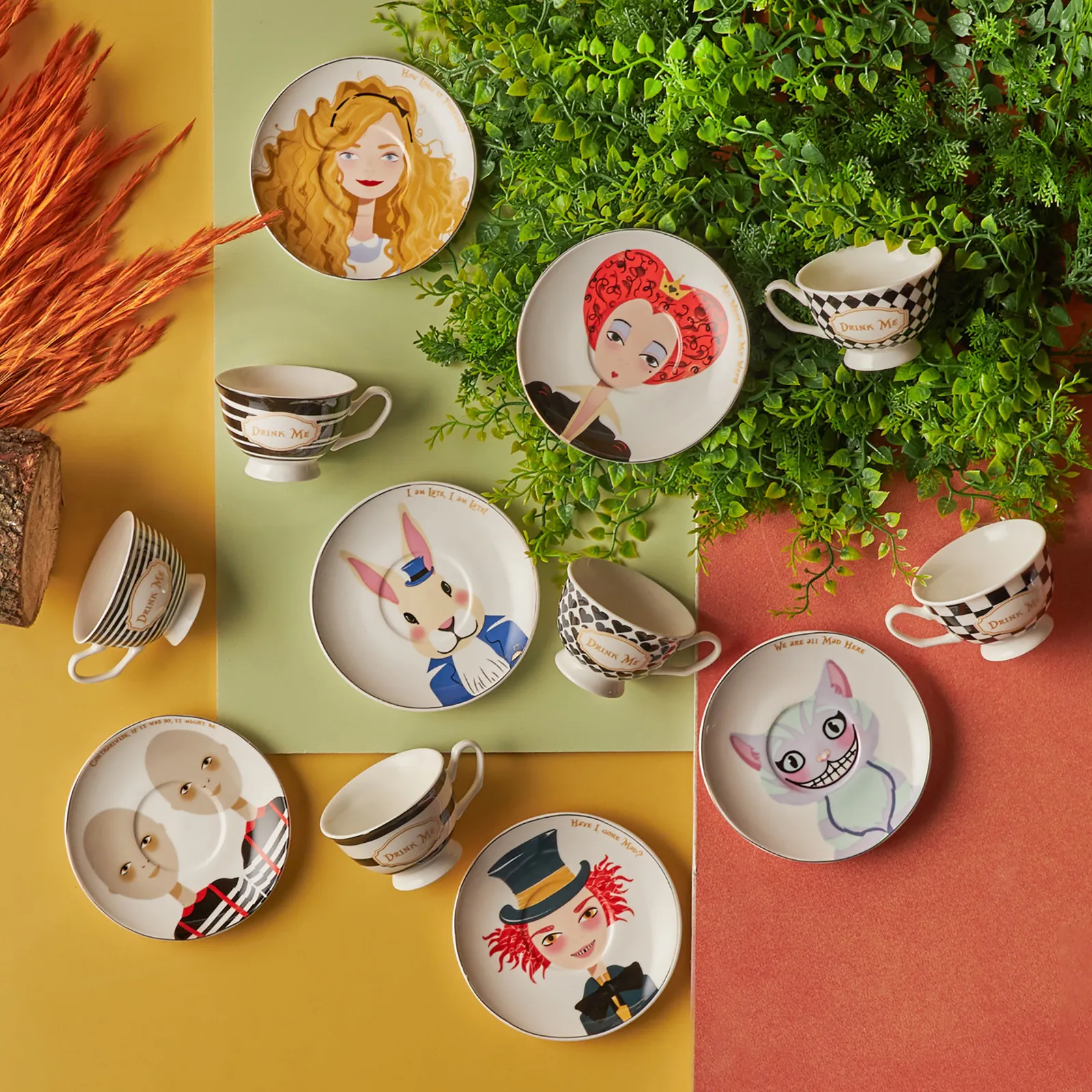 Karaca Alice Kaffeetassen-Set für 6 Personen 80 ml – Bild 2