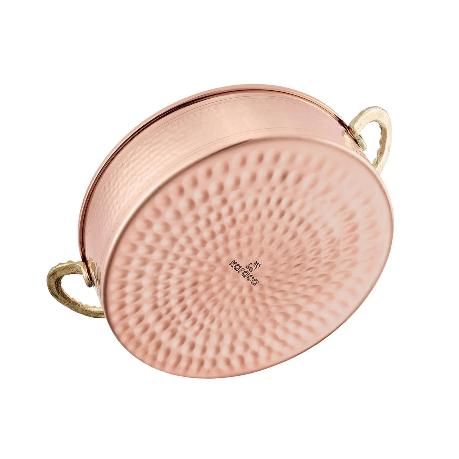 Karaca Alacahoyuk Kupfer Reistopf 18 cm – Bild 3