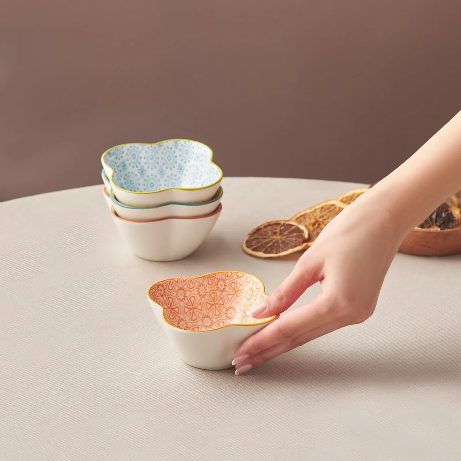 Karaca Floral Yonca Grün Snackteller 10Cm – Bild 2