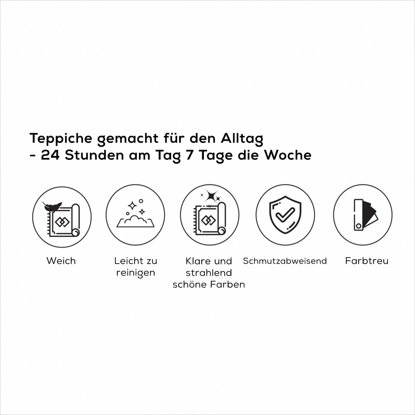 Kasmir Hali 7/24 Vier Jahreszeiten Pflaume Grün 80x300 cm – Bild 2