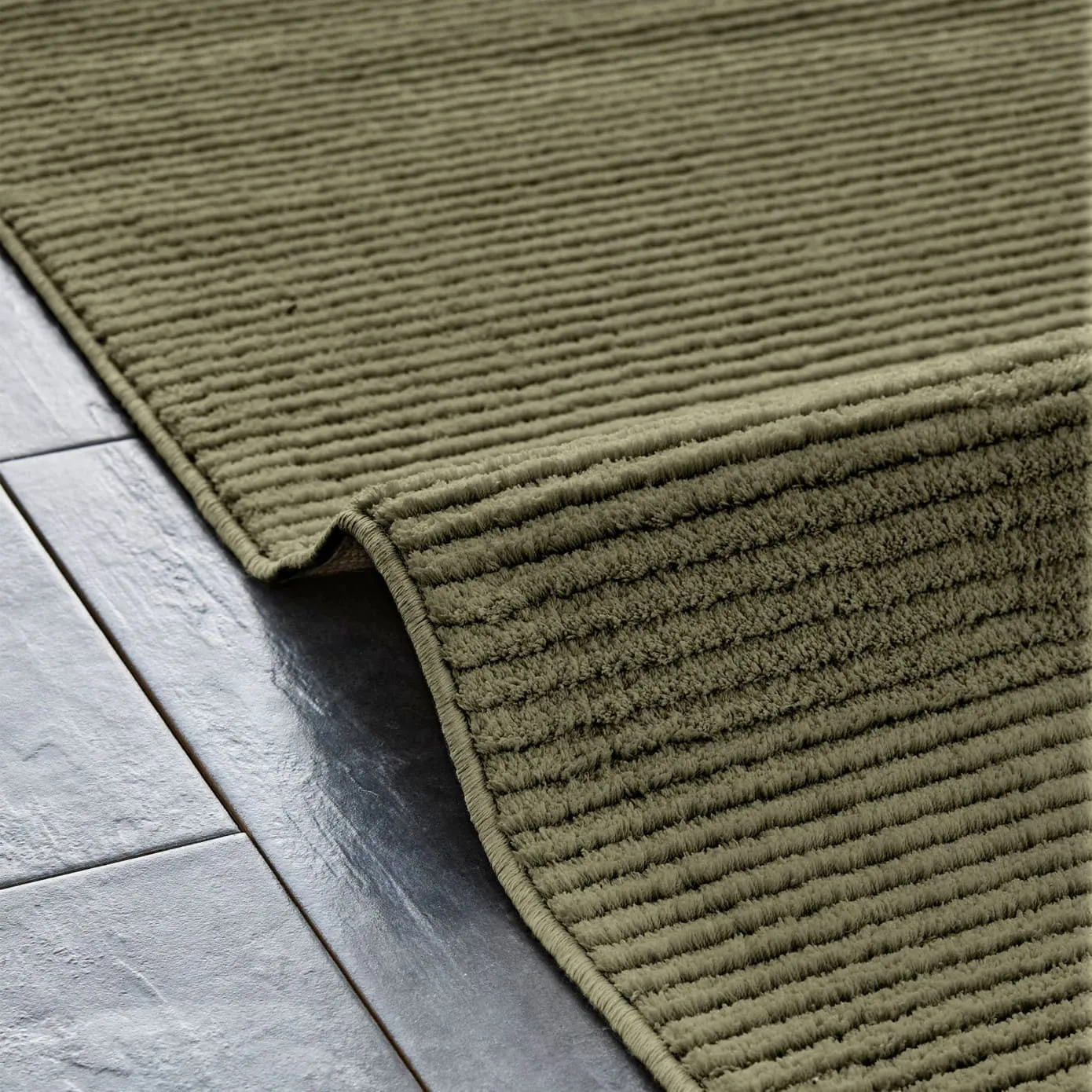 Kasmir Hali 7/24 Vier Jahreszeiten Pflaume Grün 80x300 cm – Bild 3