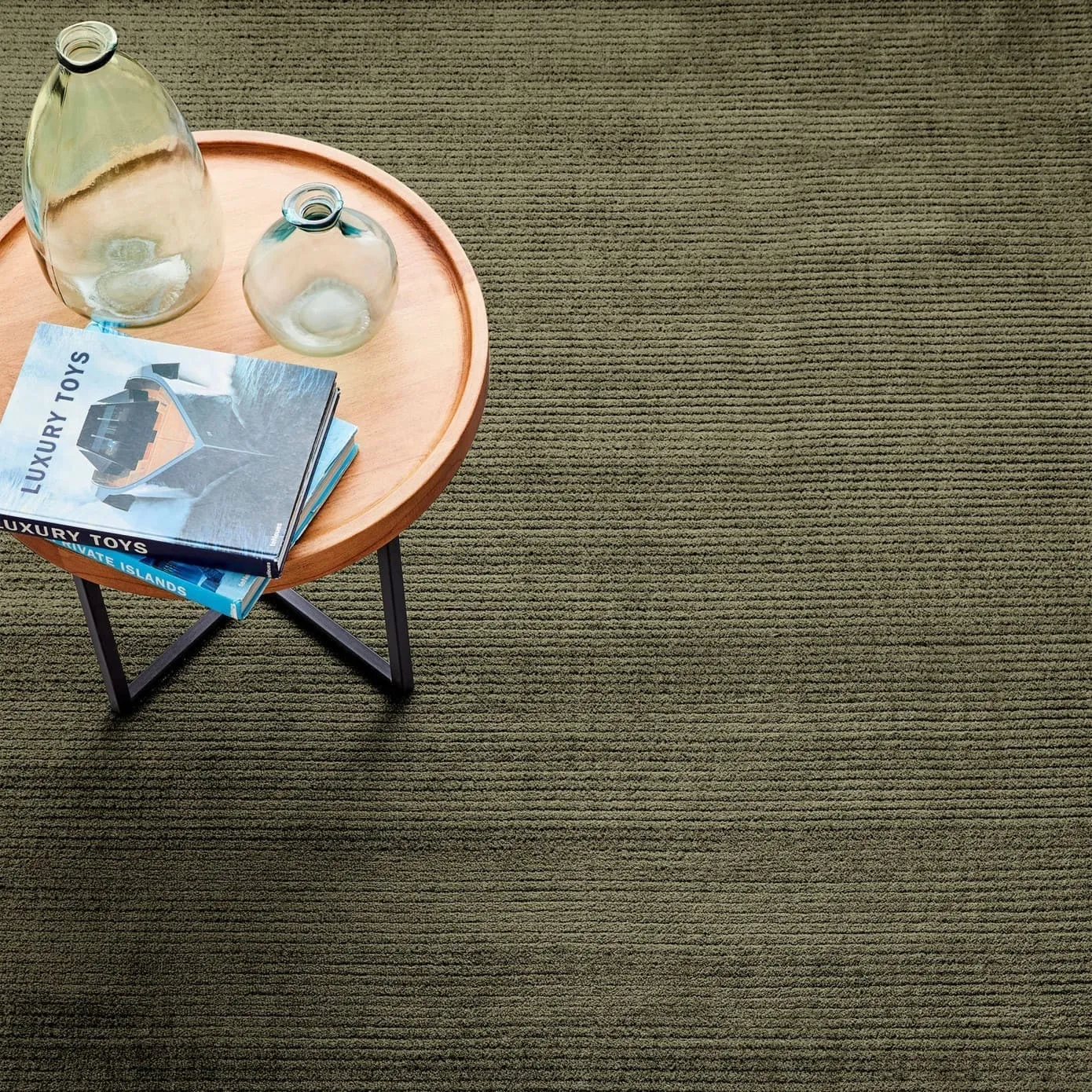 Kasmir Hali 7/24 Vier Jahreszeiten Pflaume Grün 80x300 cm – Bild 4