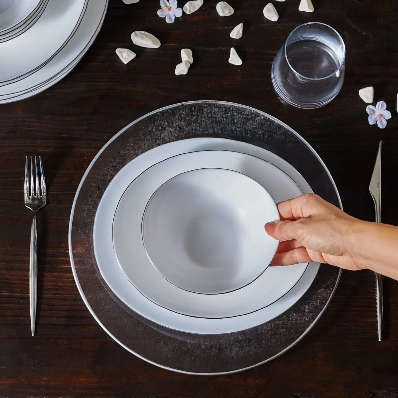 Karaca Pure Opal-Geschirrset für 6 Personen,18-teilig – Bild 4