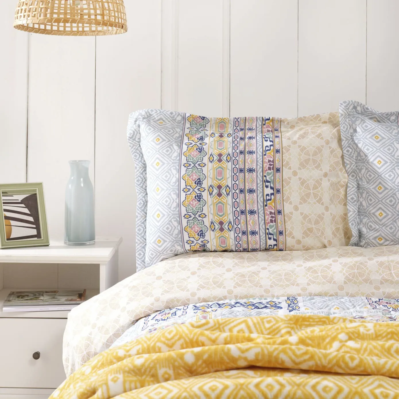 Karaca Home Neos Blau 100% Baumwolle Einzel Bettbezug Set – Bild 2