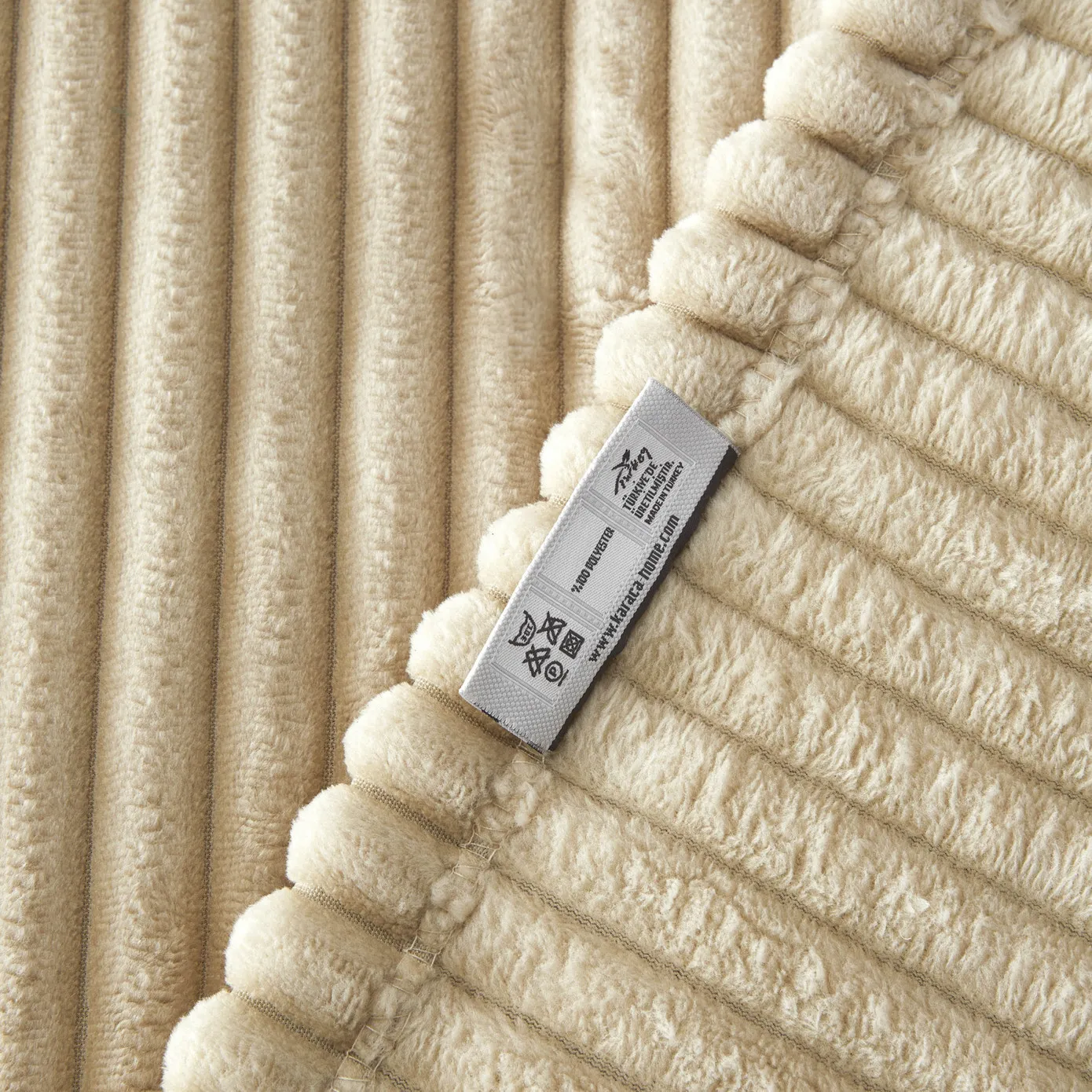 Karaca Home Joena Beige Single Soft Tagesdecke Set – Bild 3