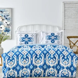 Karaca Home Neos Blau 100% Baumwolle Einzelbettdecke Set