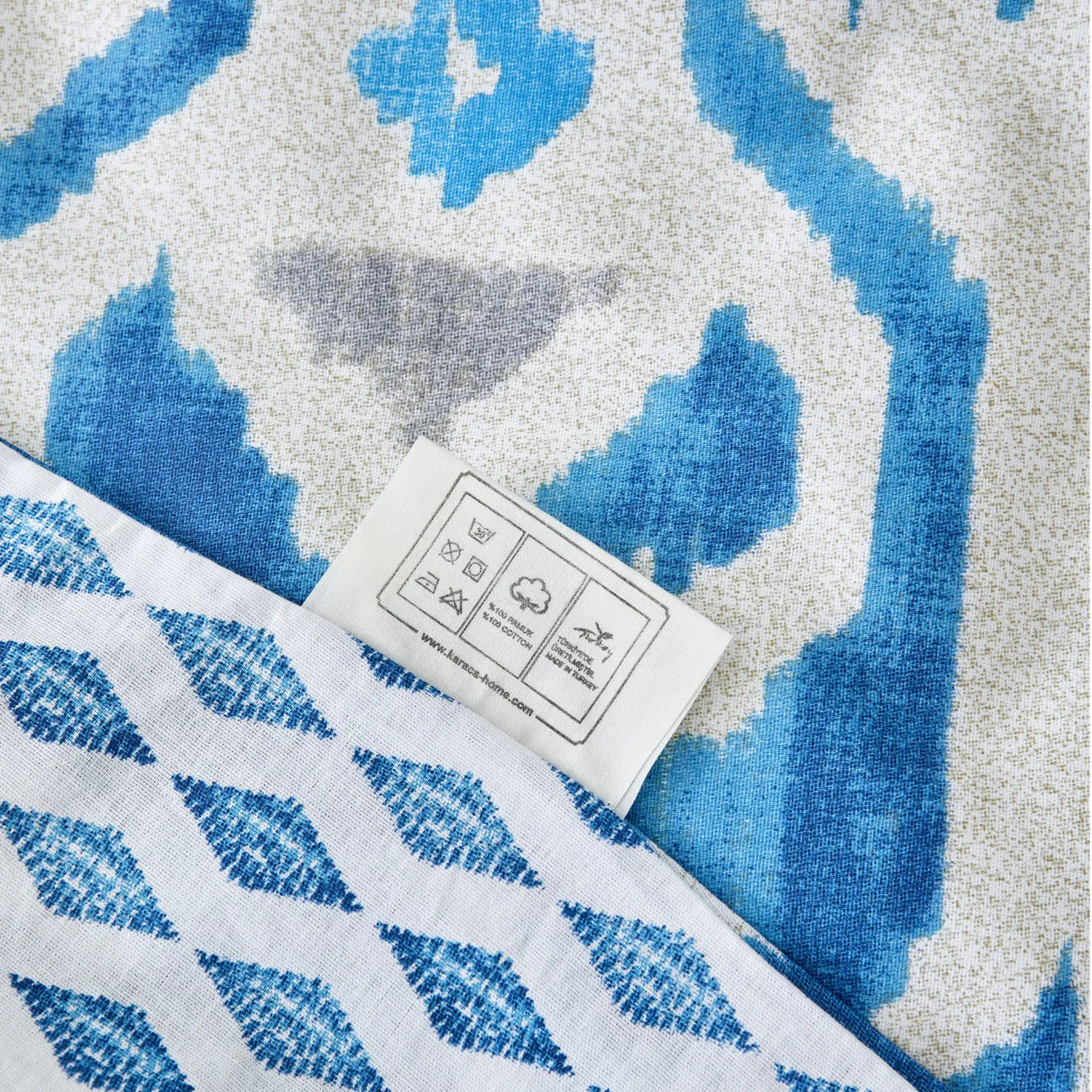 Karaca Home Neos Blau 100% Baumwolle Einzelbettdecke Set – Bild 7