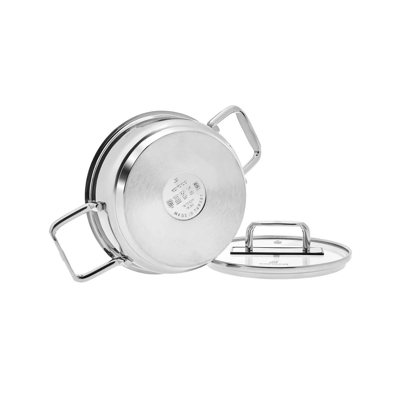 Karaca Arya Stahl Kochtopf Set, 6-Teilig – Bild 6