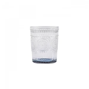 Karaca Sonnenblume Wasserglas, Blau