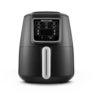 Karaca Air Cook XL 2 in 1 Sprechender Airfryer, schwarz chrom