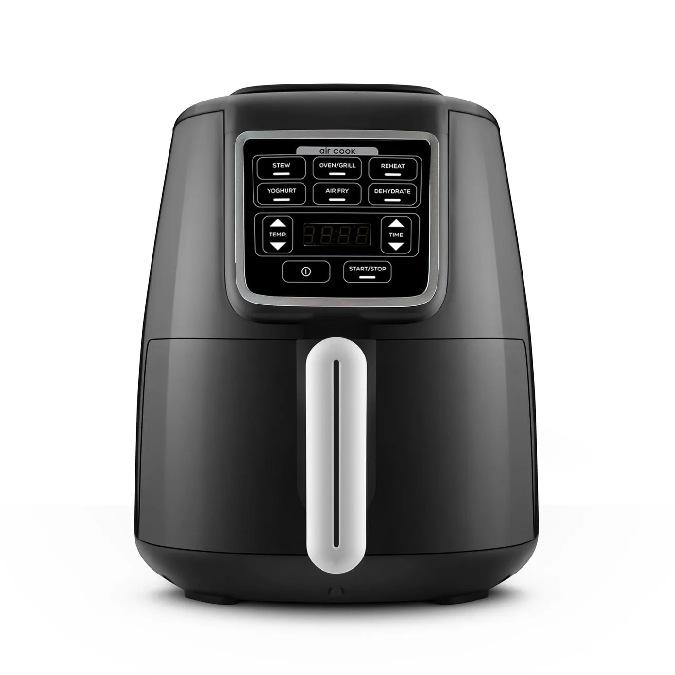 Karaca Air Cook XL 2 in 1 Sprechender Airfryer, schwarz chrom