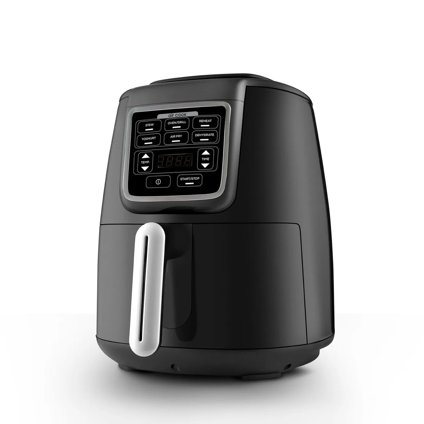 Karaca Air Cook XL 2 in 1 Sprechender Airfryer, schwarz chrom – Bild 5