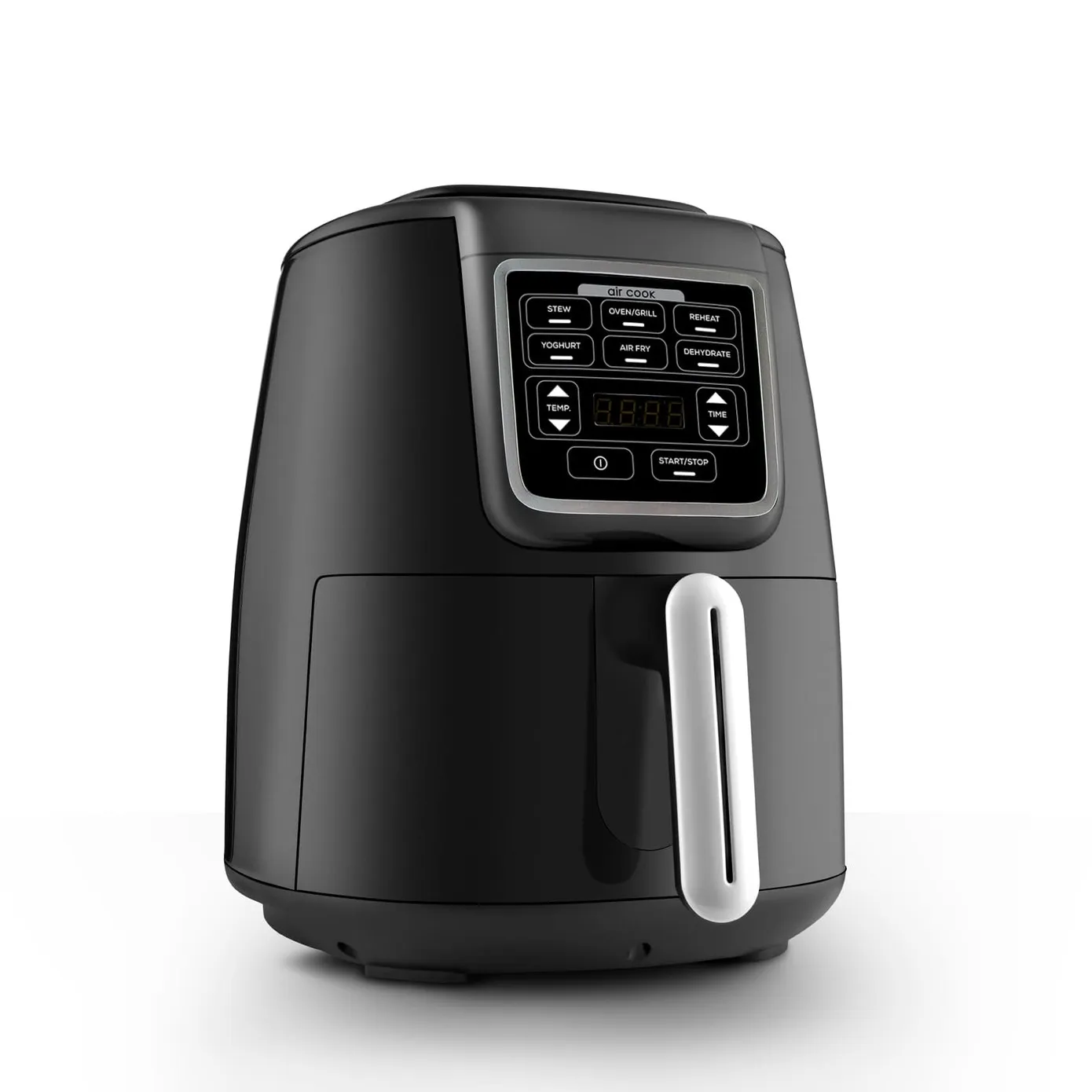 Karaca Air Cook XL 2 in 1 Sprechender Airfryer, schwarz chrom – Bild 6