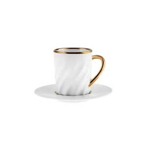 Karaca Set 6 Personen Kaffeetassen Set, 80 ml