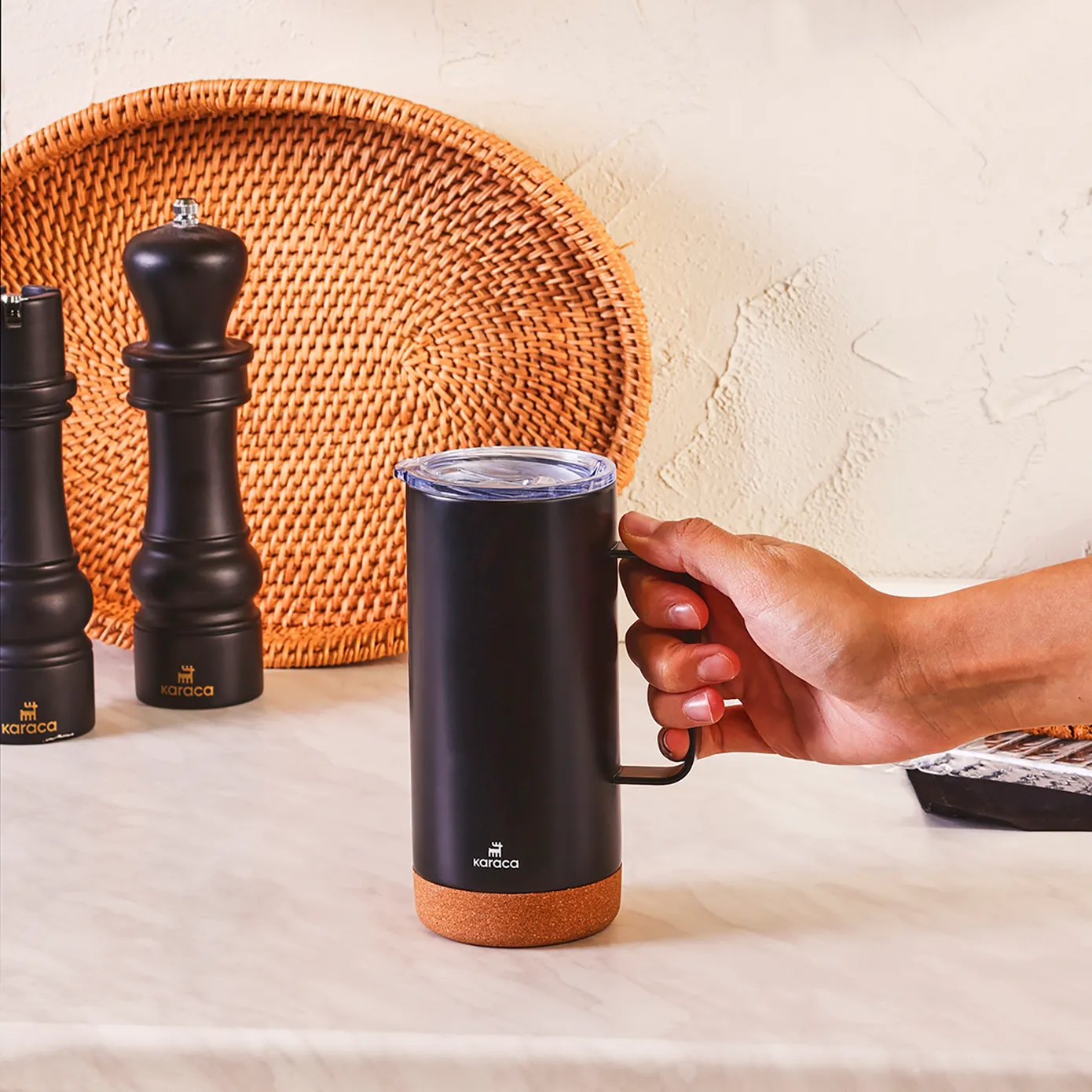 Karaca Darkness Thermoskanne, 480 ml – Bild 2