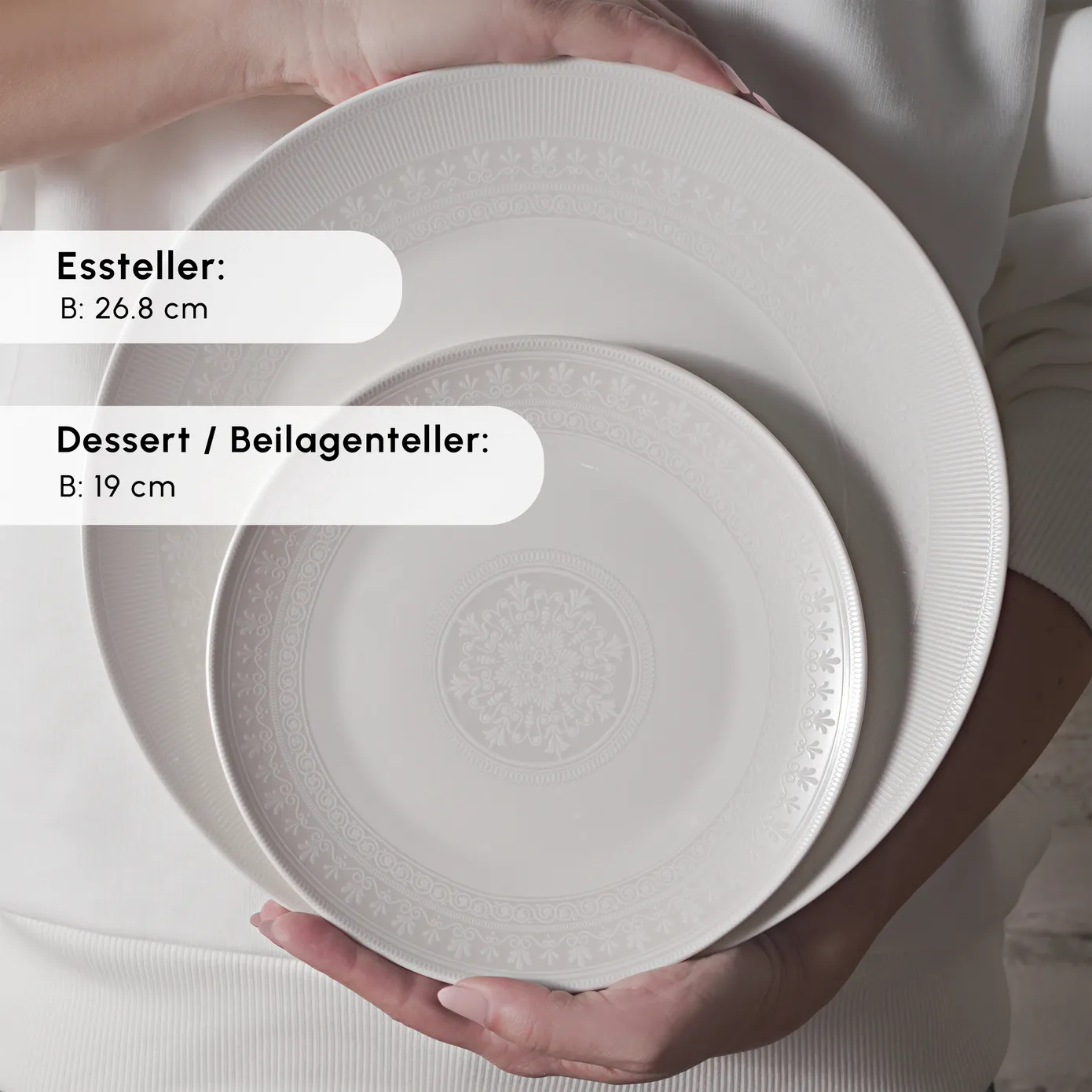 Karaca Forever Bone Arte 53-Teiliges 12-Personen Geschirrset – Bild 7