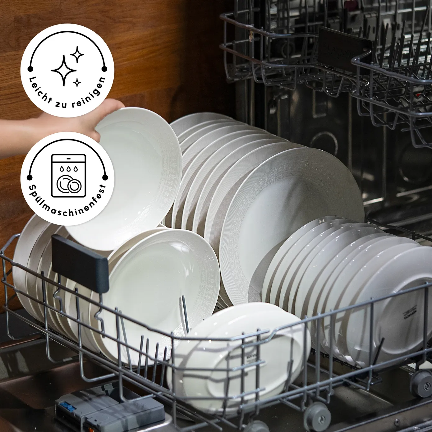 Karaca Forever Bone Arte 53-Teiliges 12-Personen Geschirrset – Bild 8