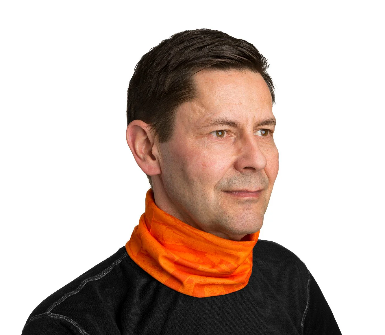 Husqvarna Multifunktionstuch Camo Orange – Bild 3