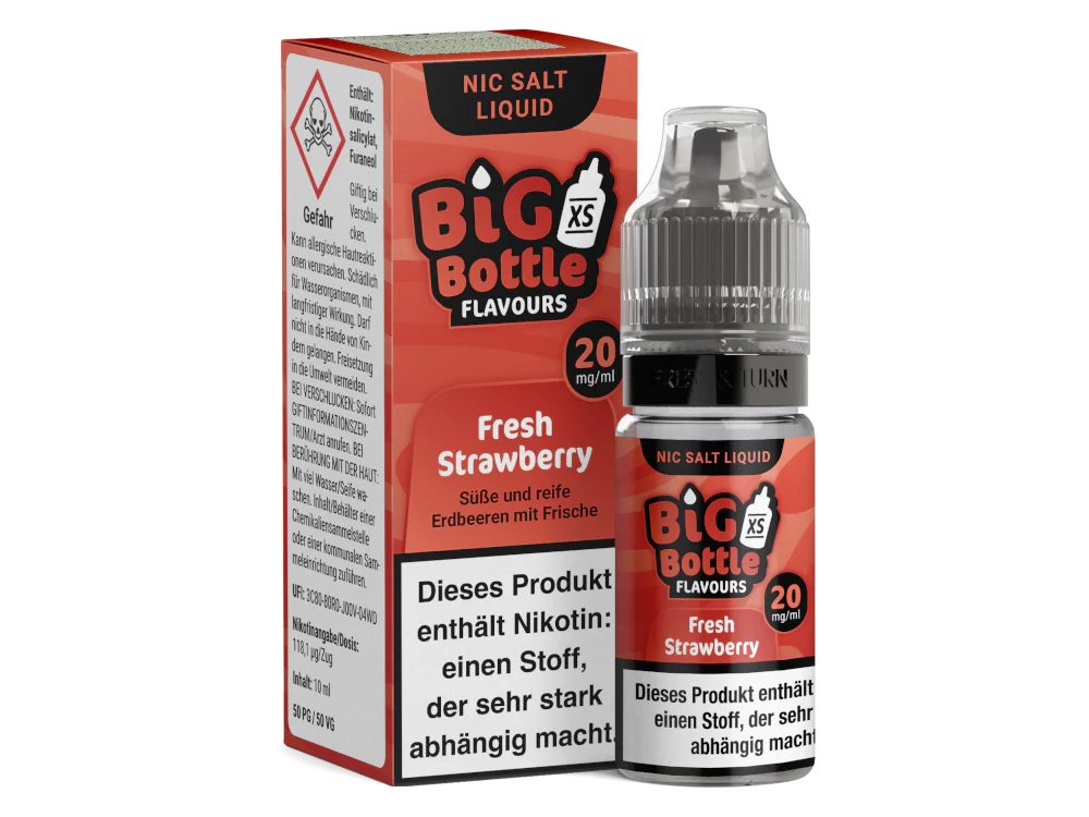 Big Bottle - Fresh Strawberry - Nikotinsalz Liquid