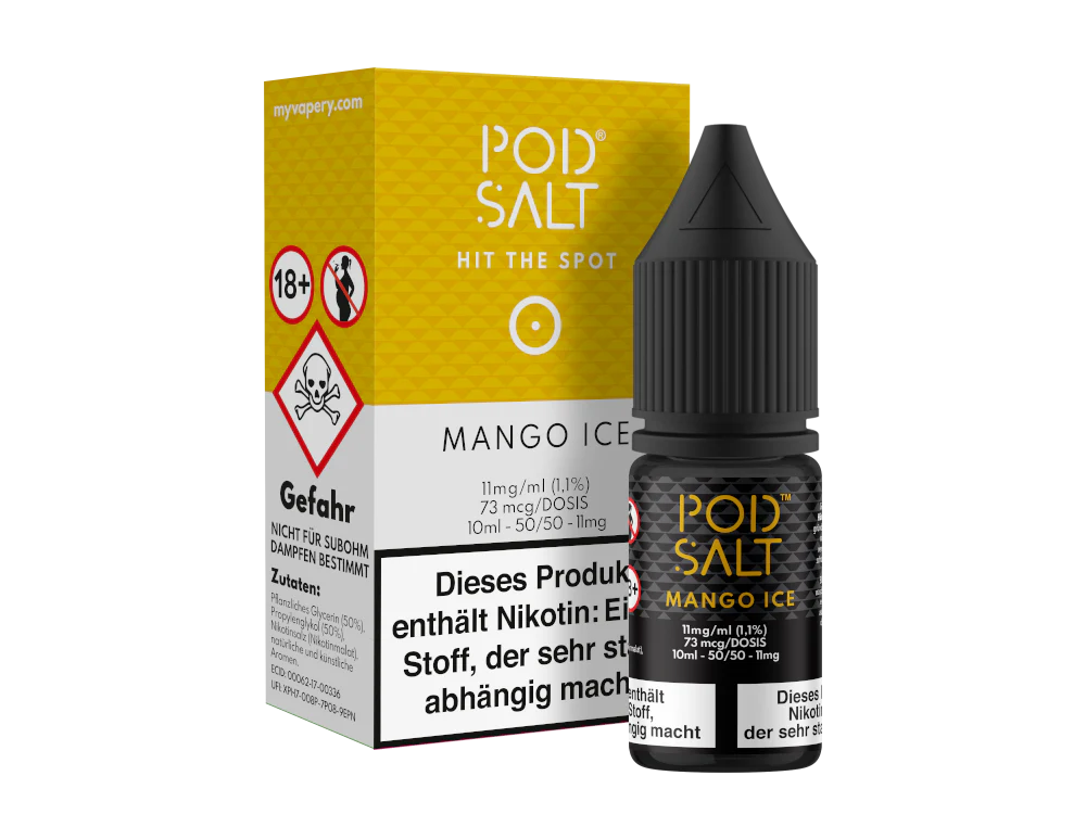 Pod Salt - Mango Ice - Nikotinsalz Liquid – Bild 4