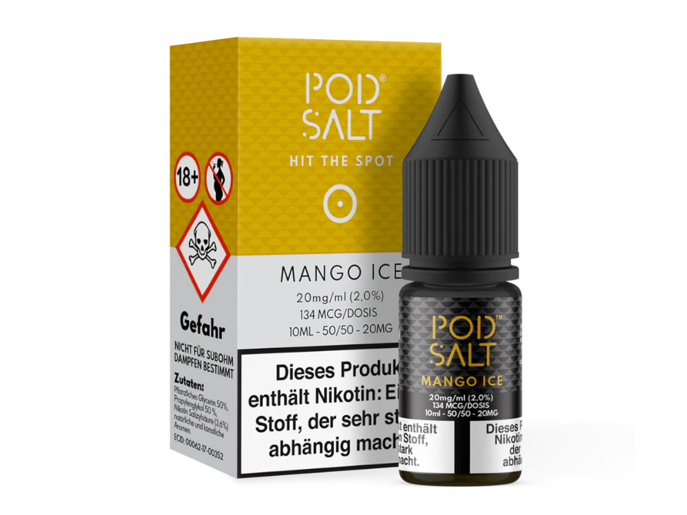Pod Salt - Mango Ice - Nikotinsalz Liquid – Bild 2