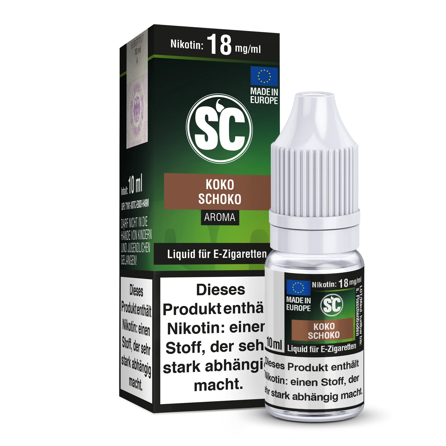 SC - Kokos Schokolade E-Zigaretten Liquid – Bild 6