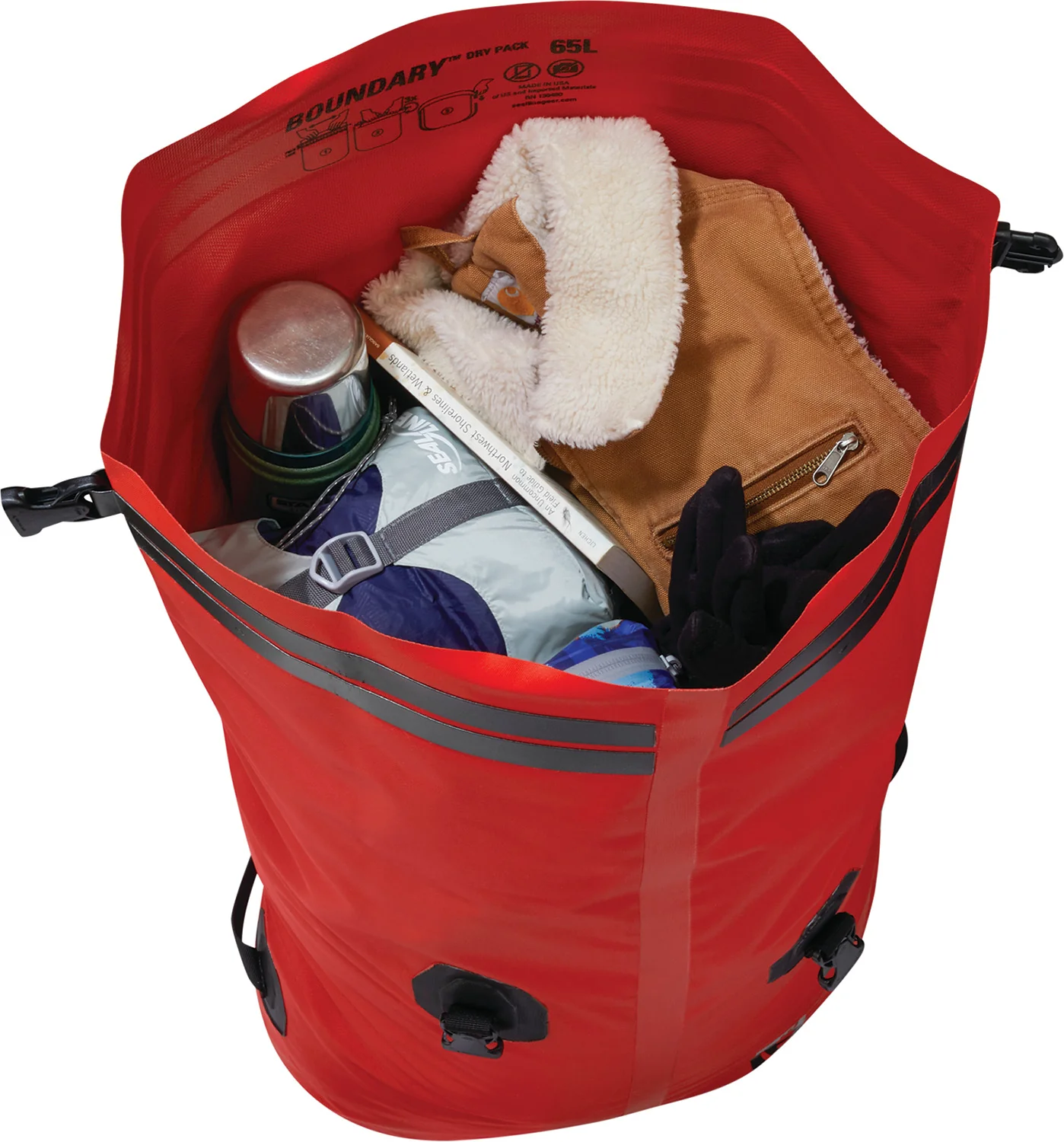 SealLine Boundary Pack 35L Red – Bild 3
