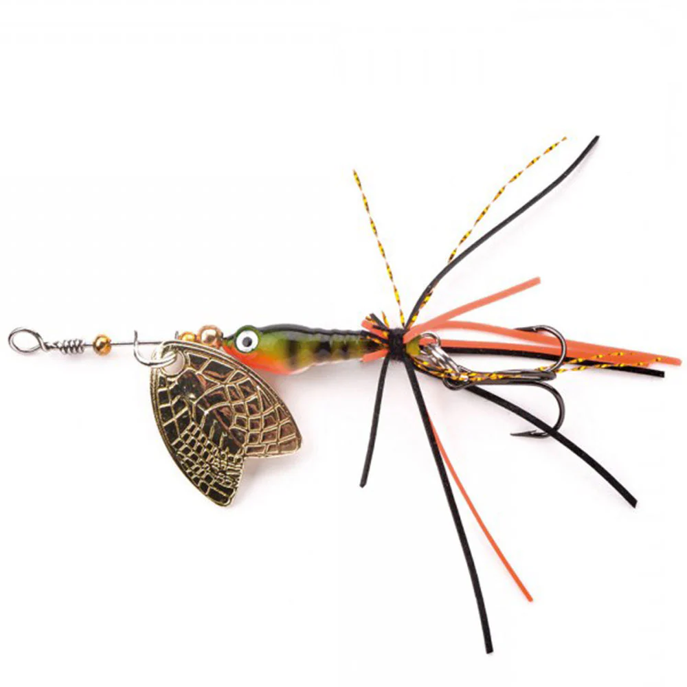 Larva Mayfly Micro Spinner 5 cm – Bild 4