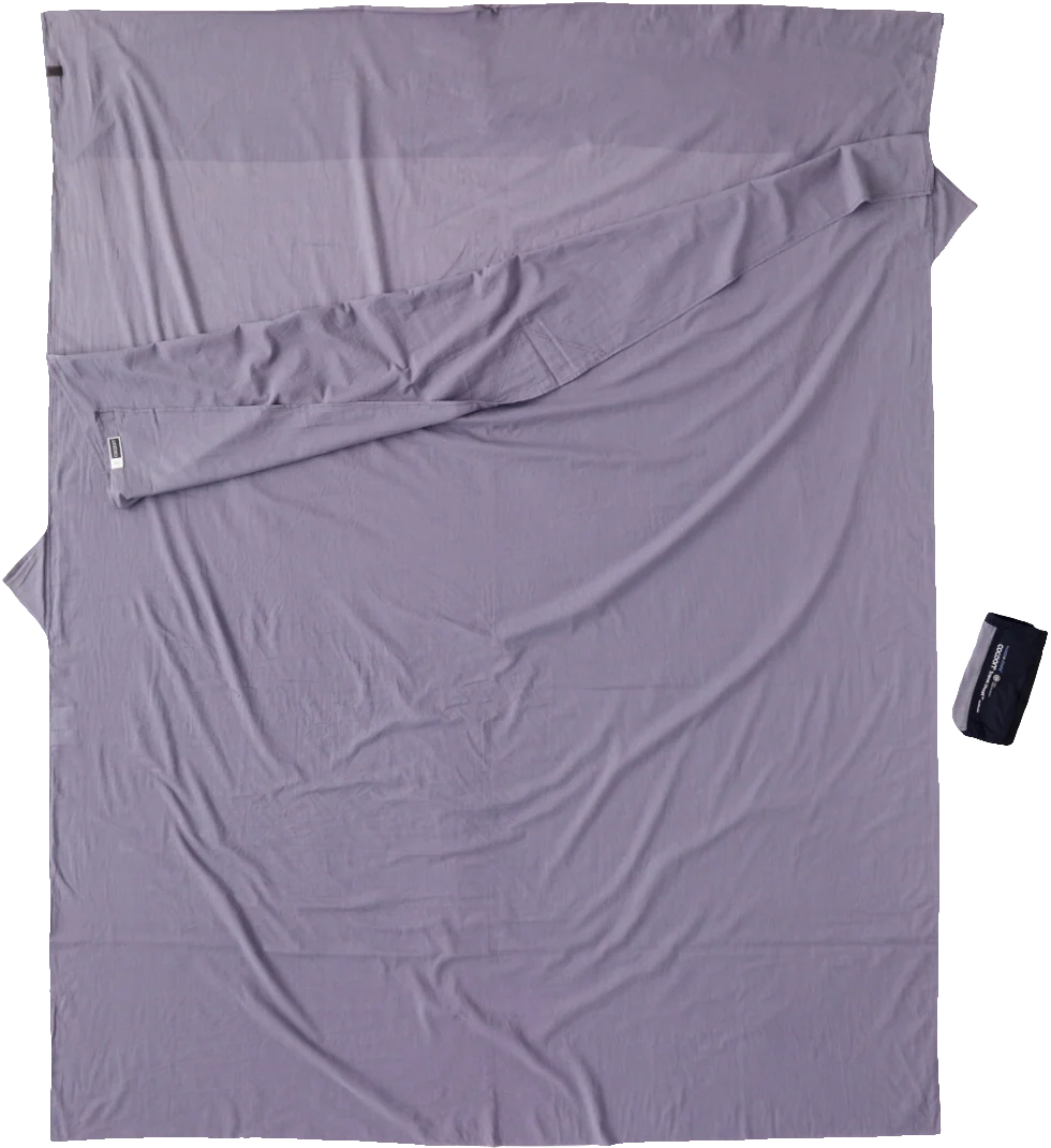Cocoon Egypt. Cotton Insect Shield TravelSheet Double Size elephant grey – Bild 4