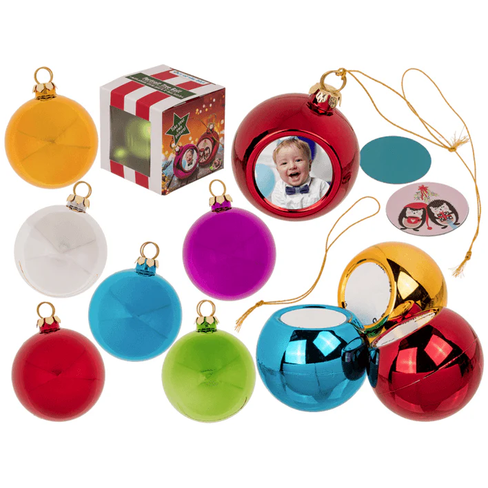 DIY Baumkugel mit Foto-Klebepad