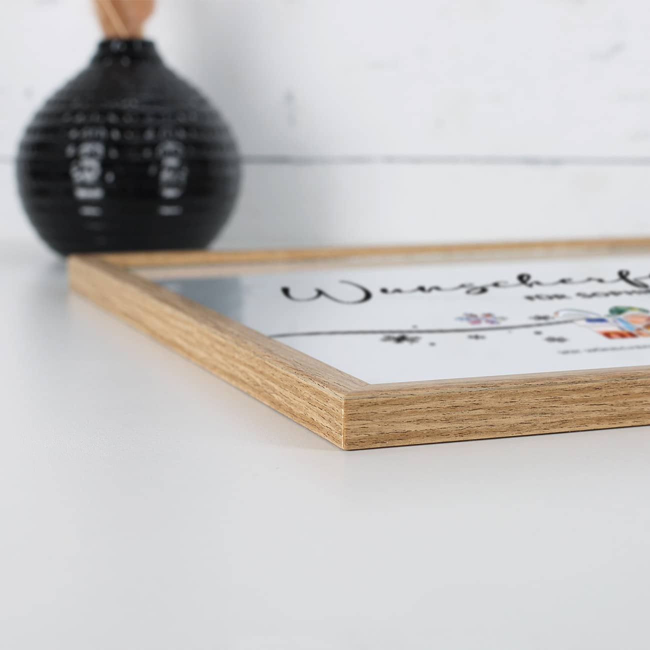 Geldgeschenk zu Weihnachten - Bilderrahmen mit 3 Zeilen Wunschtext, 30x40cm – Bild 9